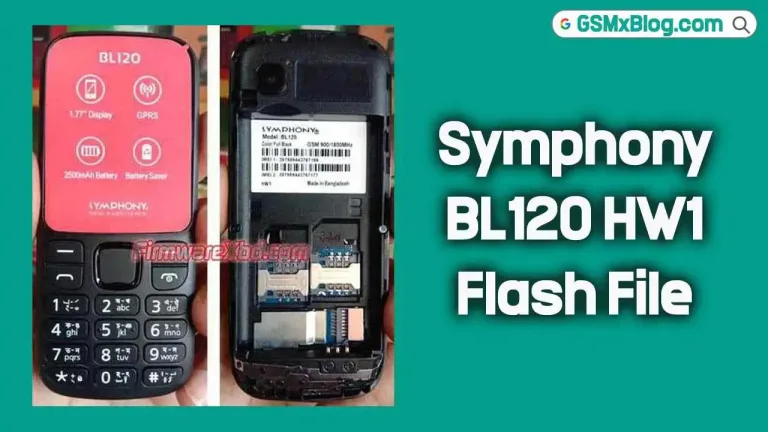 Symphony BL120 HW1 Flash File (Firmware) SC6531E