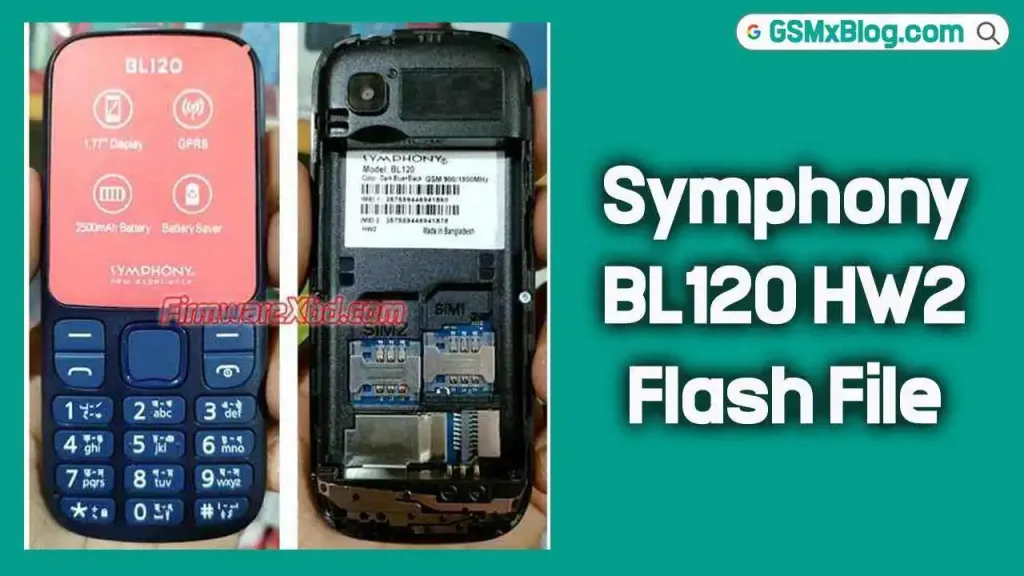 Symphony BL120 HW2 Flash File