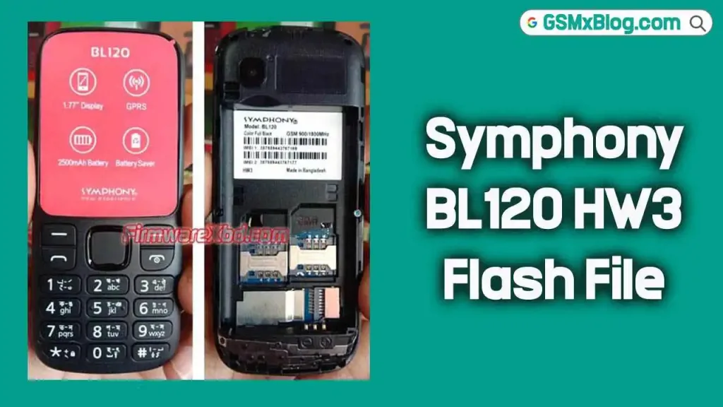 Symphony BL120 HW3 Flash File