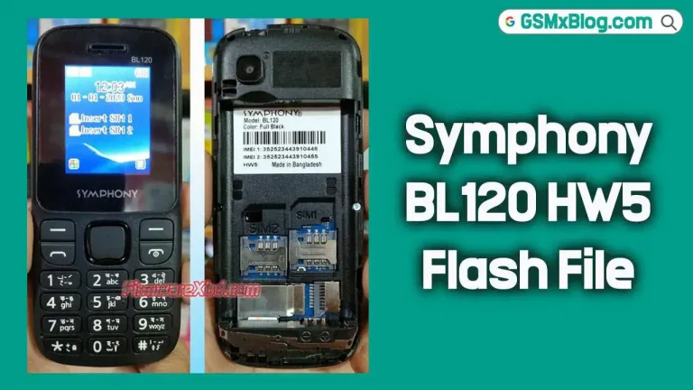 Symphony BL120 HW5 Flash File (Firmware) SC6531E