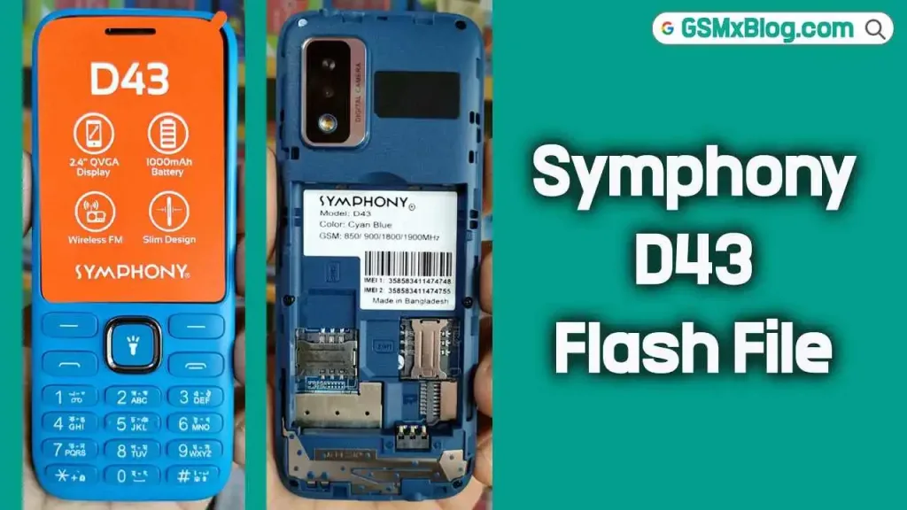 Symphony D43 Flash File