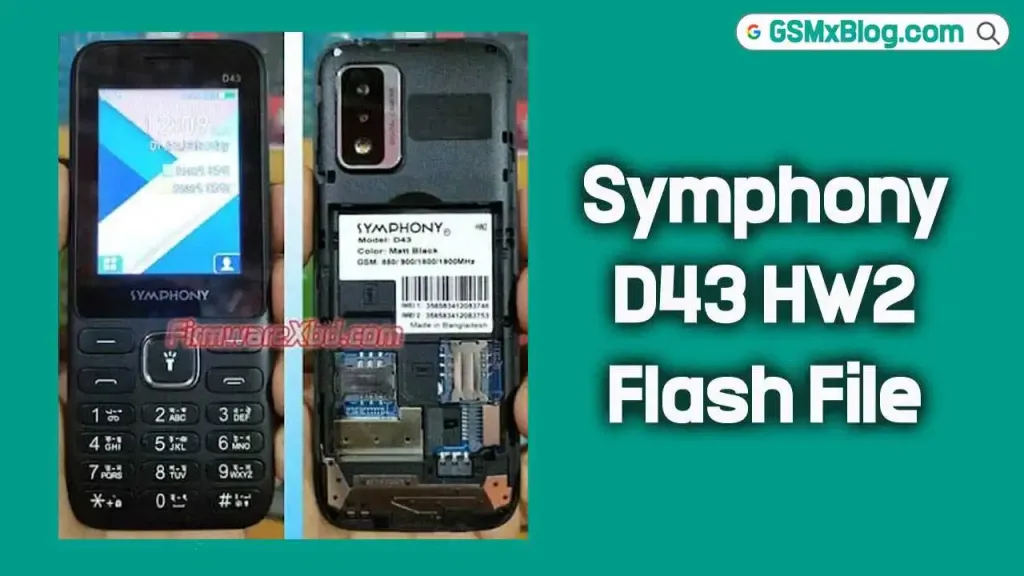 Symphony D43 HW2 Flash File