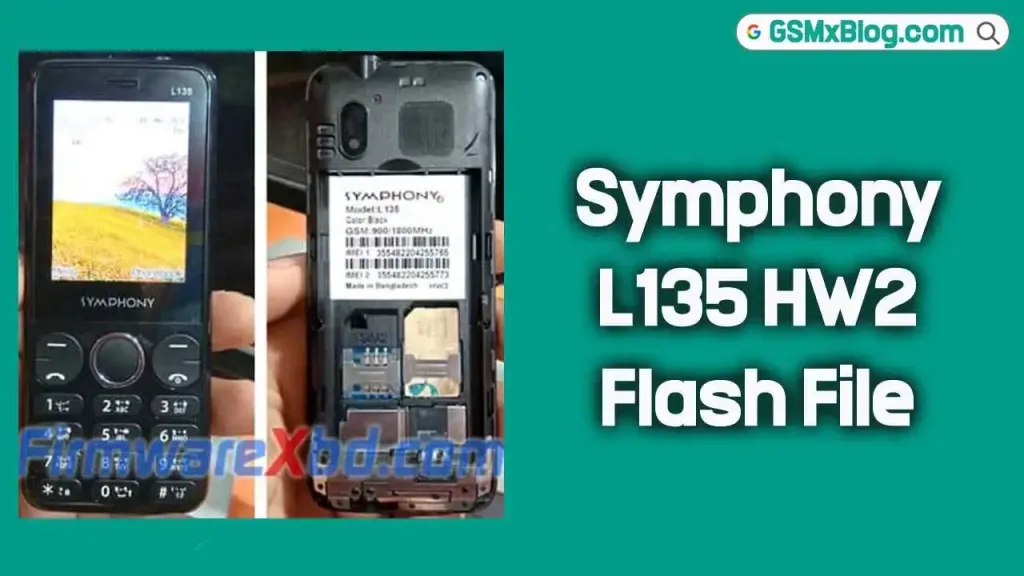 Symphony L135 HW2 Flash File