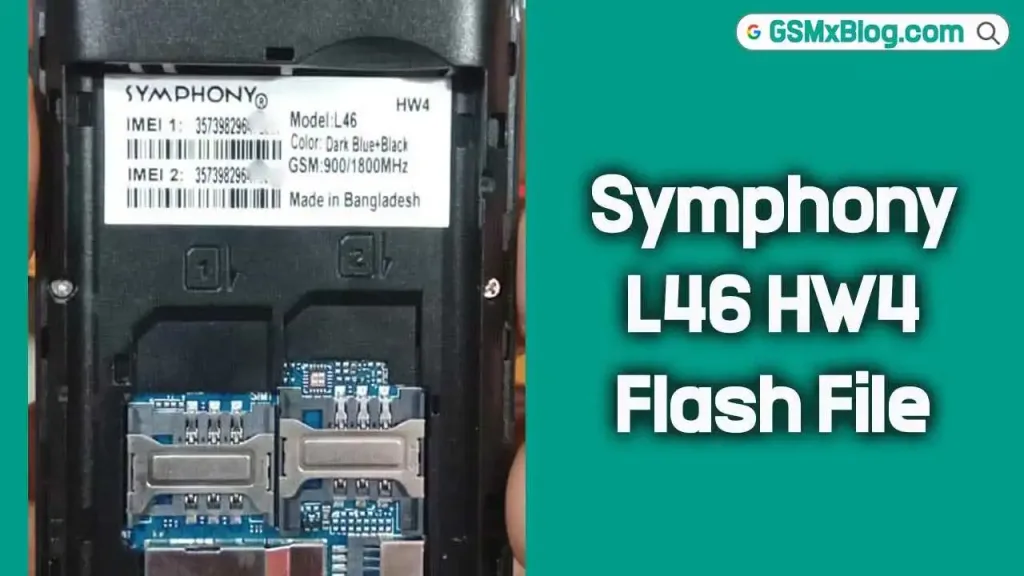 Symphony L46 HW4 Flash File