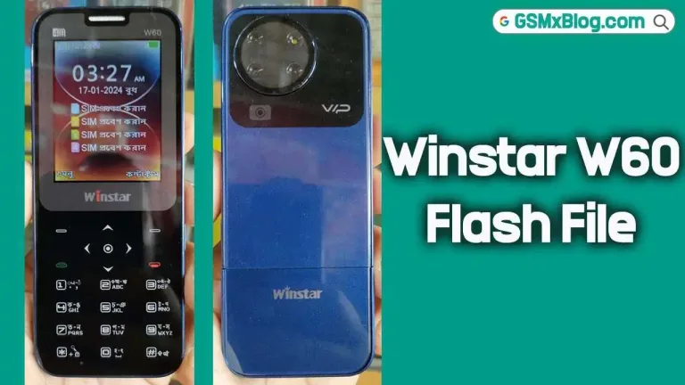 Winstar W60 4SIM Flash File (Firmware) MT6261DA