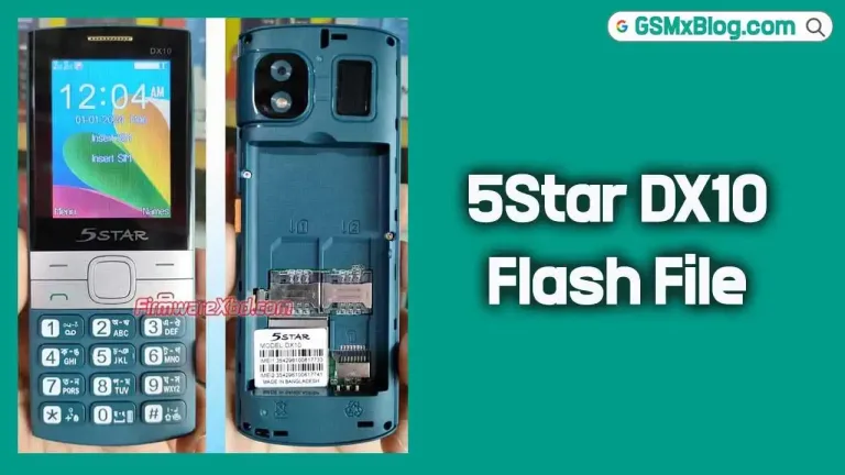 5Star DX10 Flash File (Firmware) MT6261DA