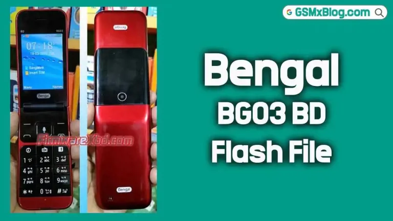 Bengal BG03 BD Flash File (Firmware) MT6261DA