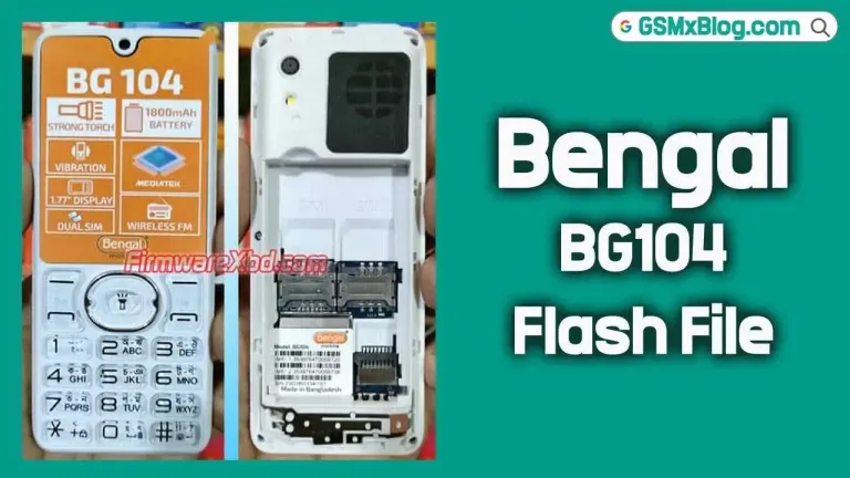 Bengal BG104 Flash File (Firmware) MT6261DA