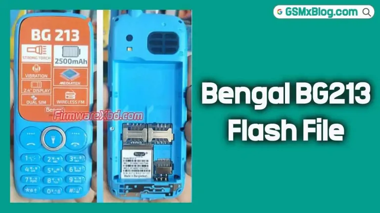 Bengal BG213 Flash File (Firmware) MT6261DA