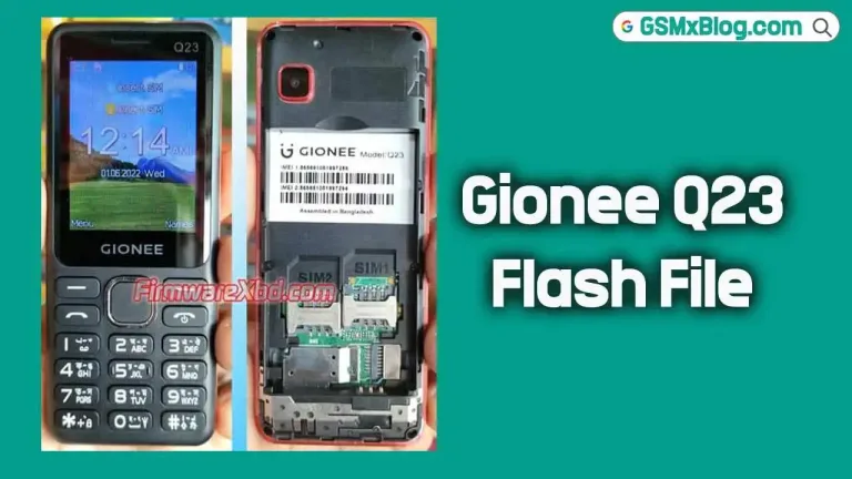 Gionee Q23 Flash File (Firmware) MT6260DA