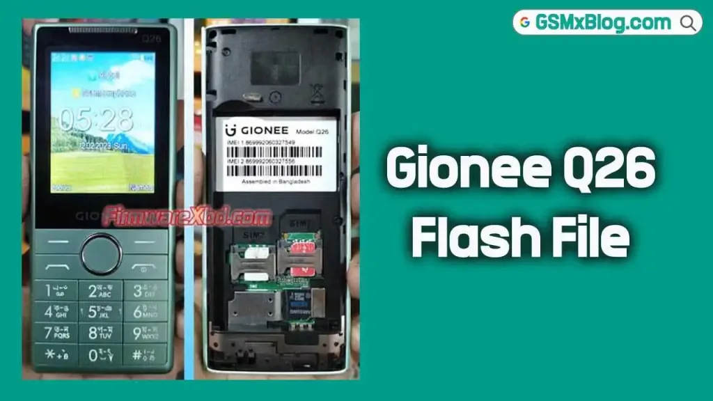 Gionee Q26 Flash File