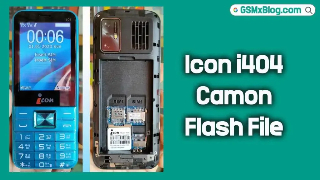 Icon i404 Camon Flash File