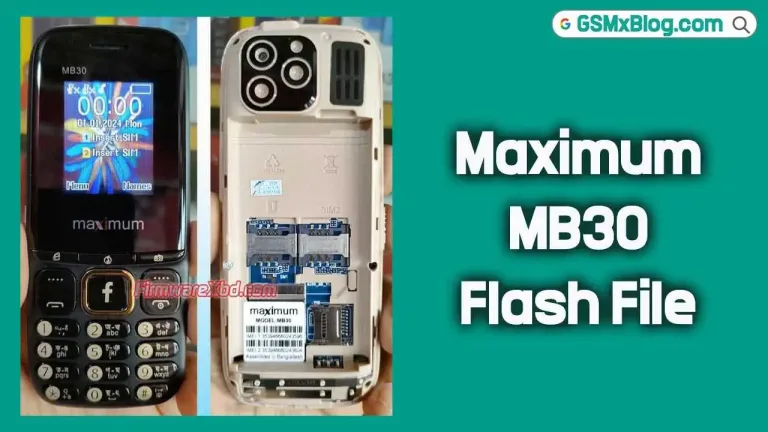 Maximum MB30 Flash File (Firmware) MT6261DA