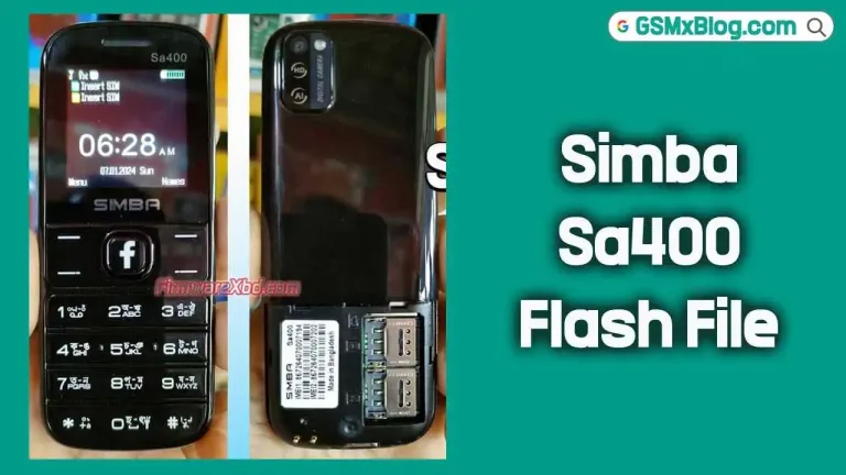 Simba Sa400 Flash File (Firmware) MT6261DA