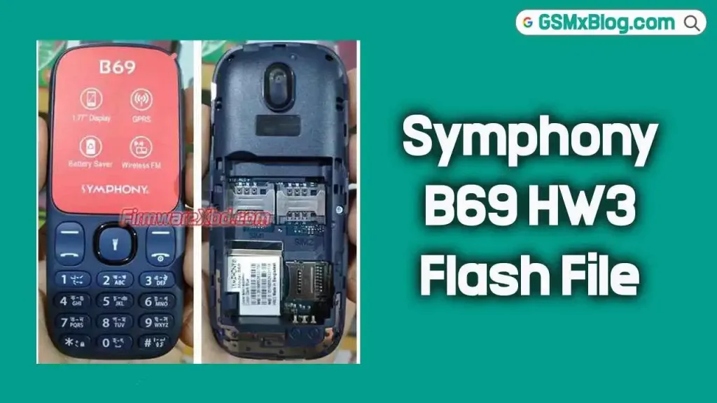 Symphony B69 HW3 Flash File