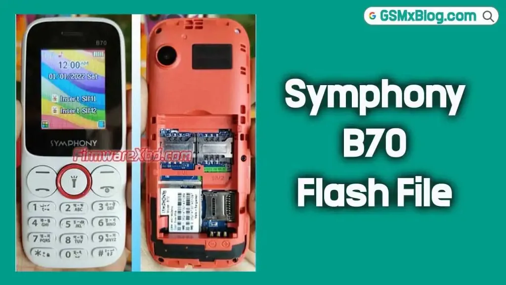 Symphony B70 Flash File