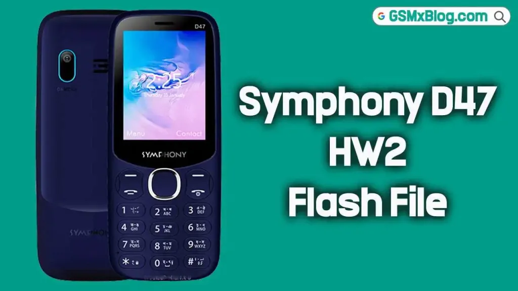 Symphony D47 HW2 Flash File