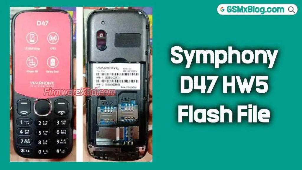 Symphony D47 HW5 Flash File