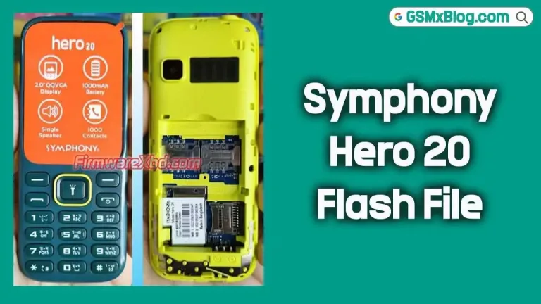 Symphony Hero 20 Flash File (Firmware) MT6261DA