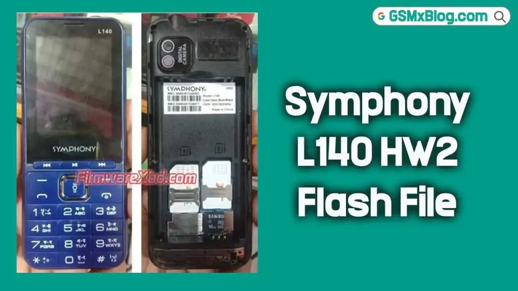 Symphony L140 HW2 Flash File