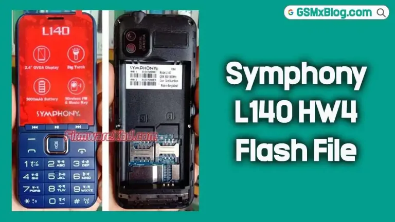 Symphony L140 HW4 Flash File (Firmware) SC6531E