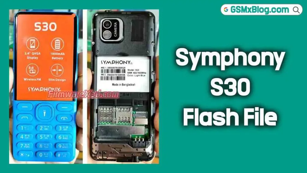 Symphony S30 Flash File