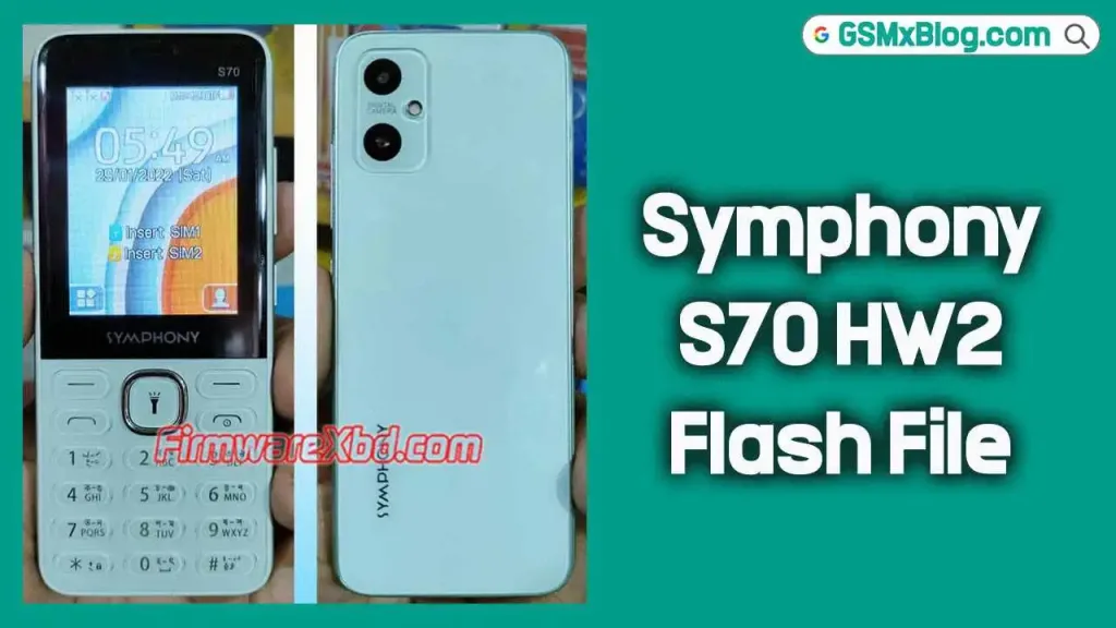 Symphony S70 HW2 Flash File