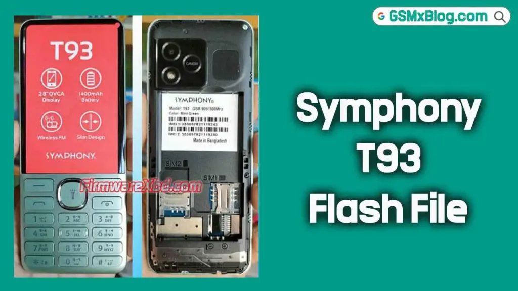 Symphony T93 Flash File