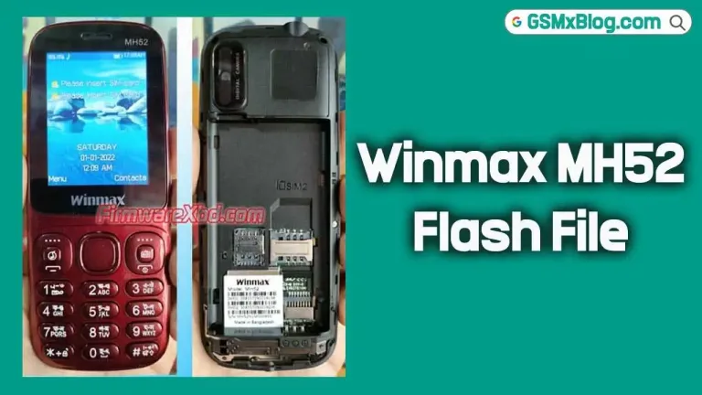 Winmax MH52 Flash File (Firmware) SC6531E