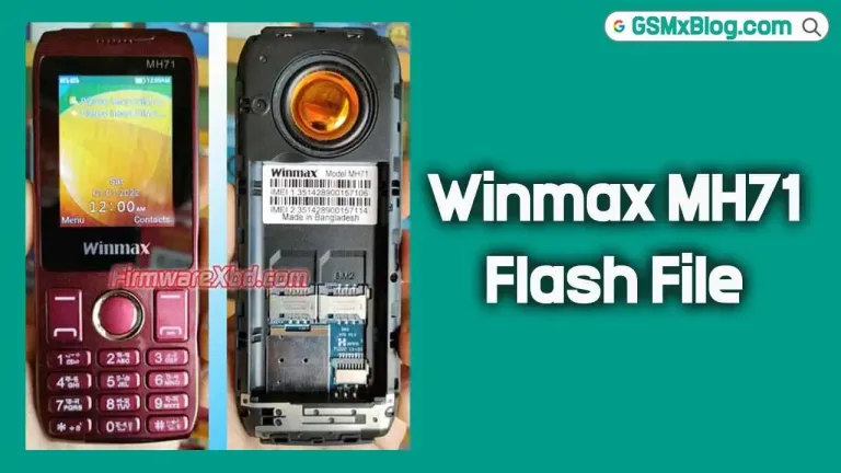 Winmax MH71 Flash File (Firmware) SC6531E