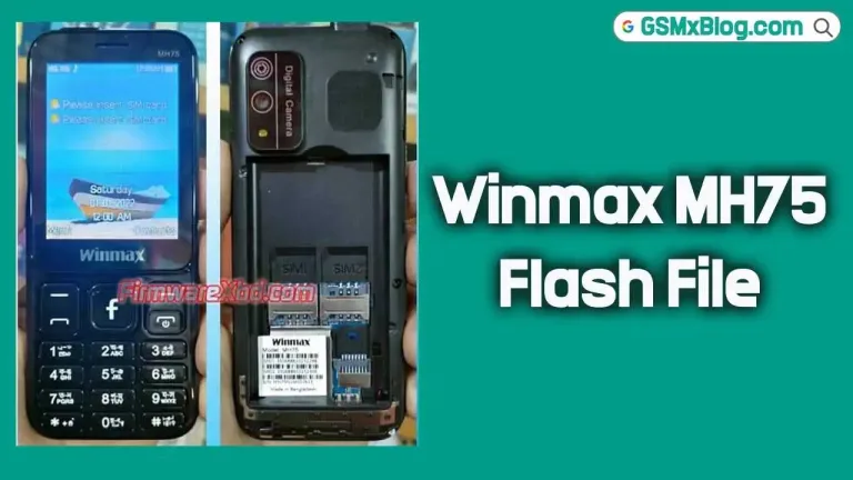 Winmax MH75 Flash File (Firmware) SC6531DA