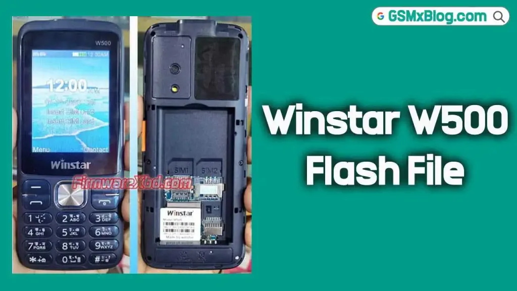 Winstar W500 Flash File