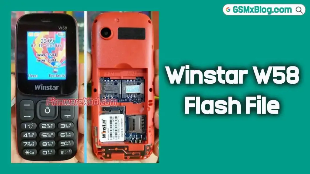 Winstar W58 Flash File