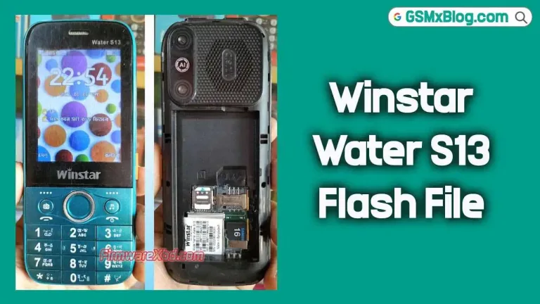 Winstar Water S13 Flash File (Firmware) SC6531E