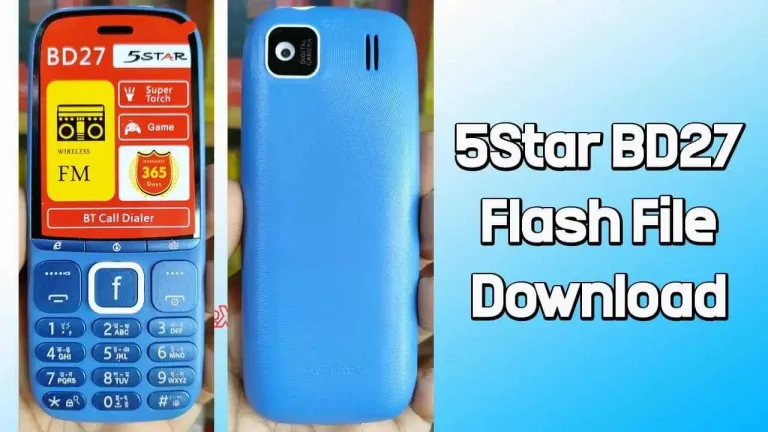 5Star BD27 Flash File (Firmware) SC6531E