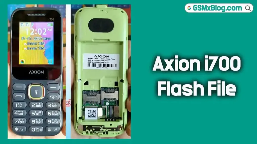 axion i700 flash file