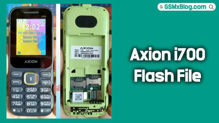 Axion i700 Flash File (Firmware) SC6531E