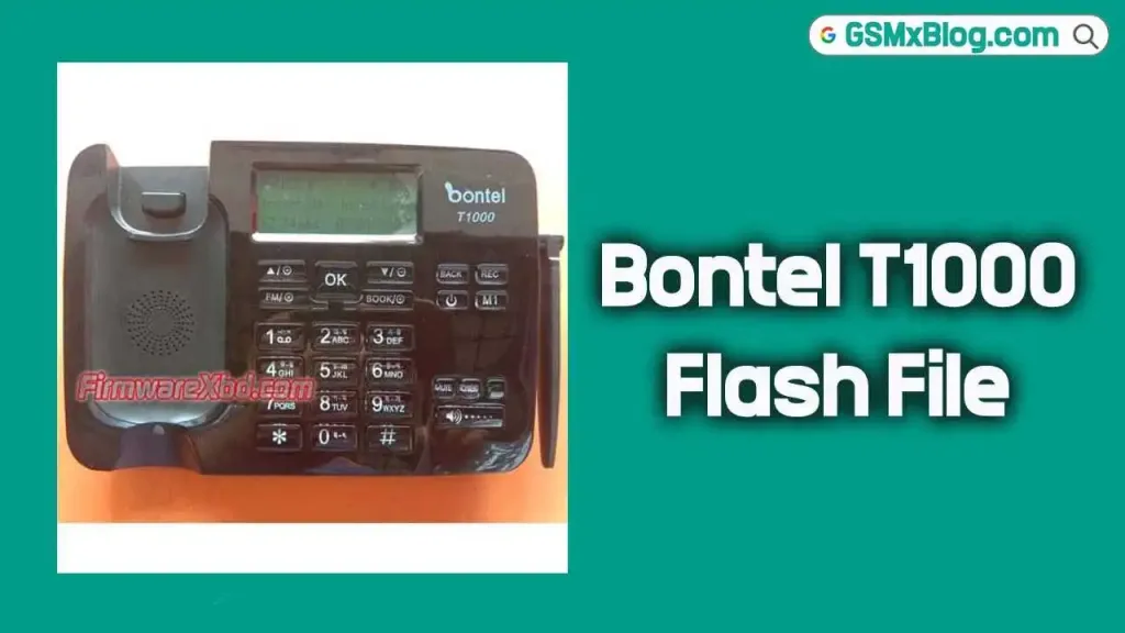 Bontel T1000 Flash File