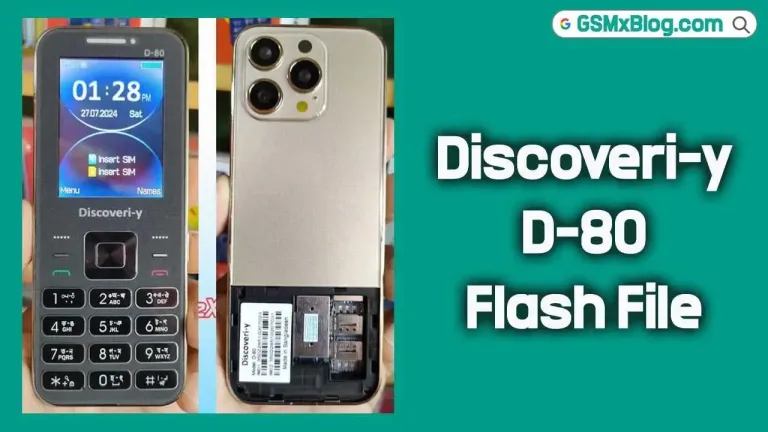 Discoveri-y D-80 Flash File (Firmware) MT6261DA