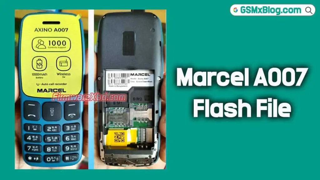 Marcel A007 Flash File