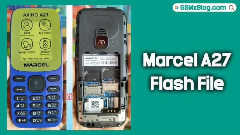 Marcel A27 Flash File (Firmware) MT6261DA