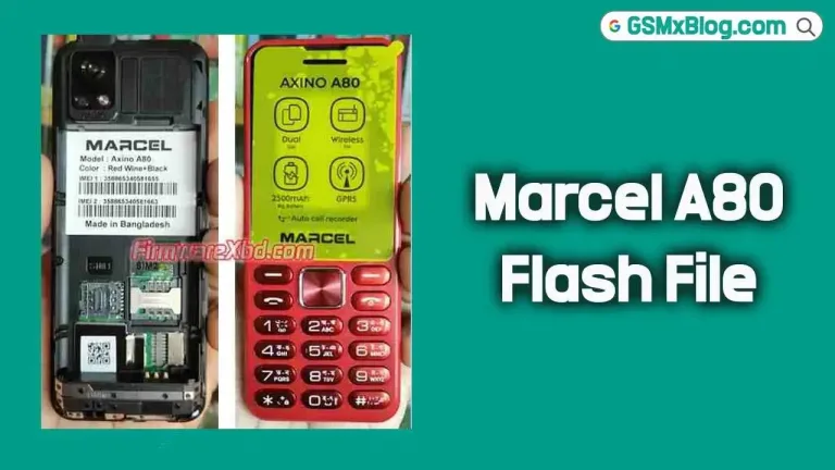 Marcel A80 Flash File (Firmware) MT6261DA