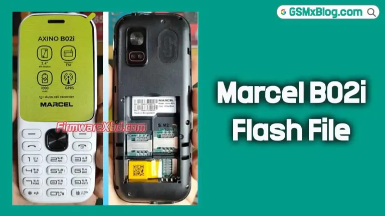 Marcel B02i Flash File (Firmware) MT6261DA