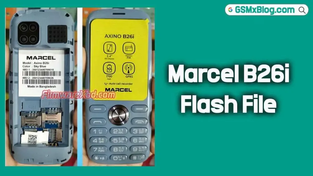 Marcel B26i Flash File