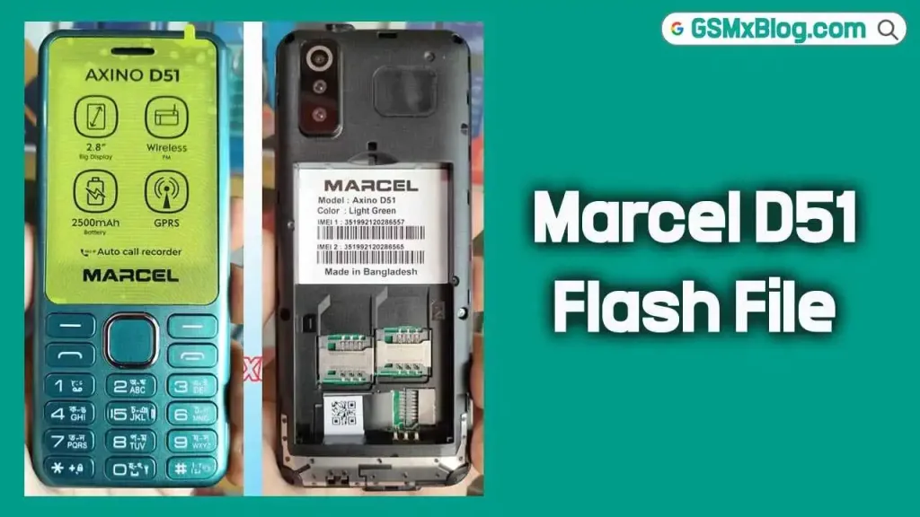 Marcel D51 Flash File