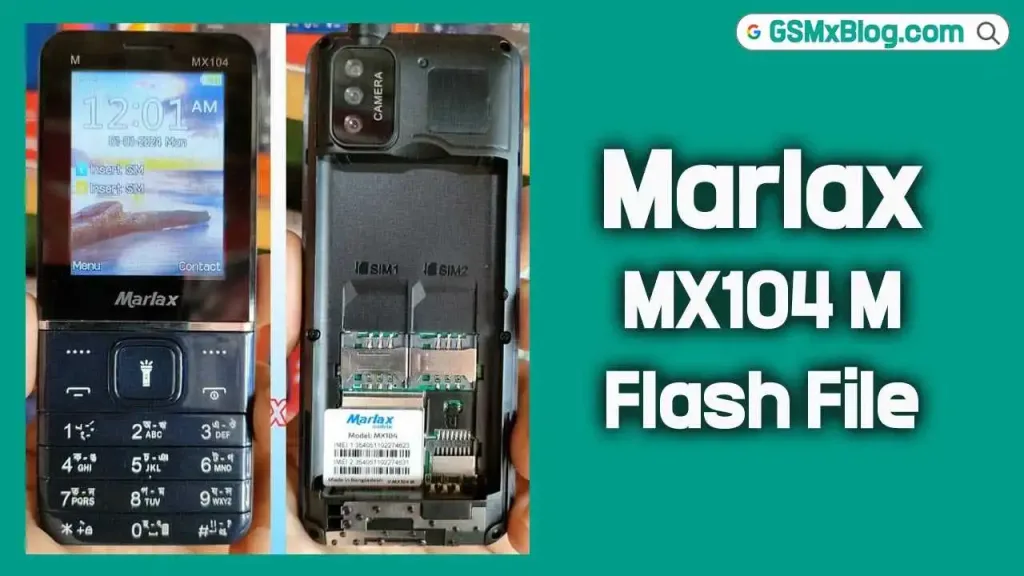 Marlax MX104 M Flash File