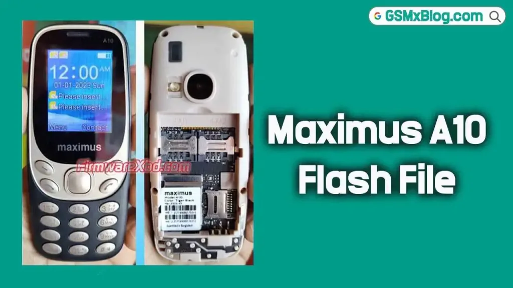 Maximus A10 Flash File