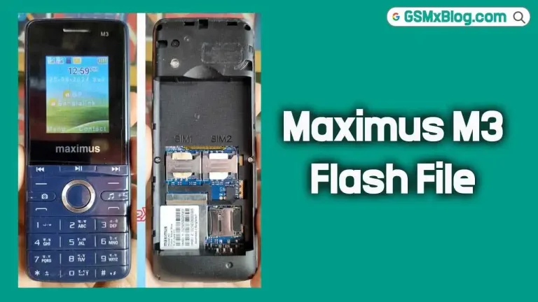 Maximus M3 Flash File (Firmware) SC6531DA