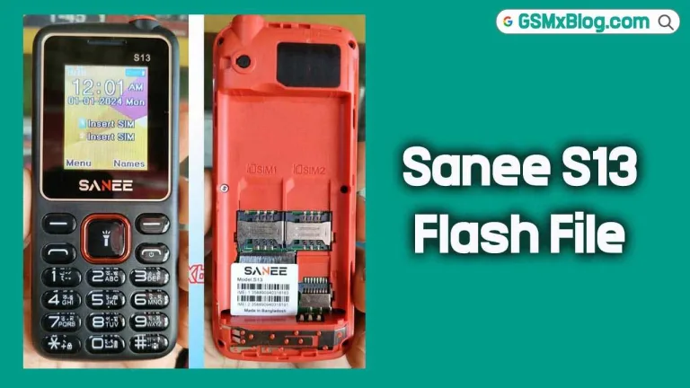 Sanee S13 Flash File (Firmware) MT2502