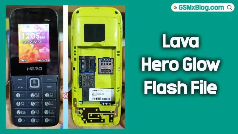 Lava Hero Glow Flash File (Firmware) MT6261DA